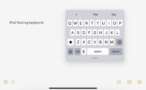 How to make keyboard bigger on ipad
