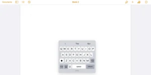 How to make keyboard bigger on ipad