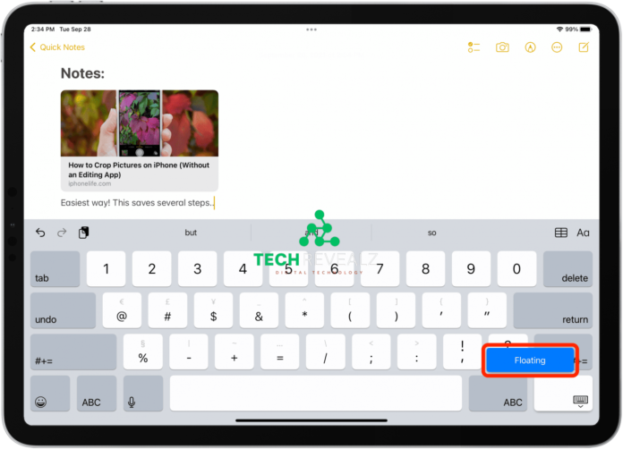 How to Get Rid of Floating Keyboard on iPad