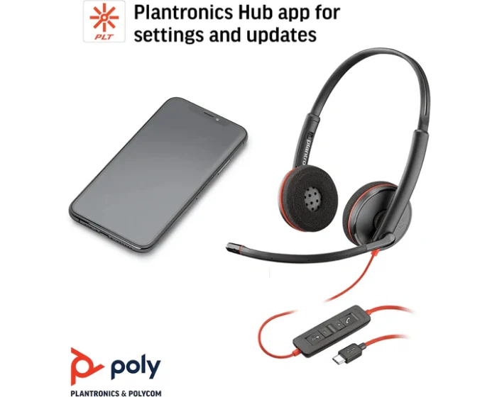 Plantronics Blackwire C3220 Type C Headphones