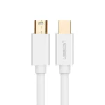 UGREEN MD111 Mini Displayport Cable Male to Male 2M White 10429